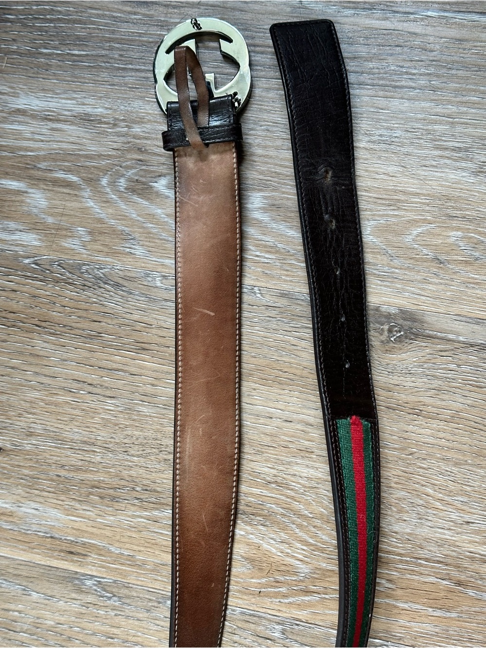 ✨ Gucci Interlocking G Web Belt – Size 75/30 - Picture 7 of 8